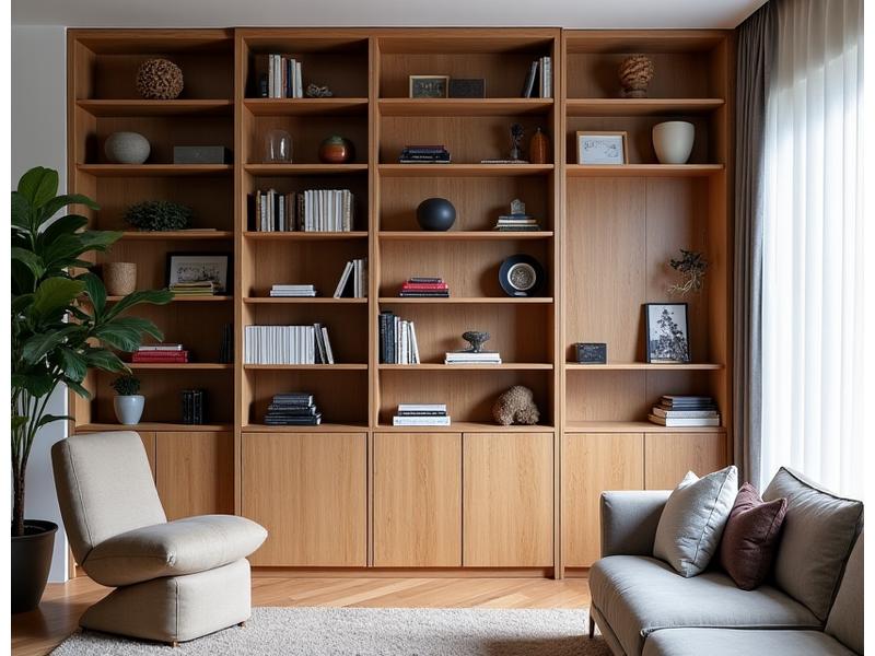 Libreria eco-sostenibile per casa privata